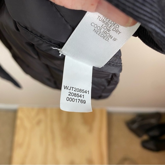 J. Jill Cord-Trimmed Down Puffer Jacket Chore Coat - Picture 6 of 6